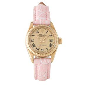 Rolex Ladies Pink Strap Datejust